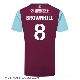 Burnley Josh Brownhill #8 Tricou Fotbal Replică 2024-25 Barbati Acasa